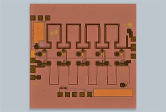 DC-20 GHz超寬帶分布式放大器芯片CMD173