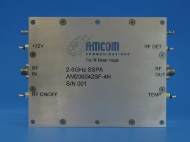 S波段C波段寬帶GaN功率放大器模塊AM206042SF-4H