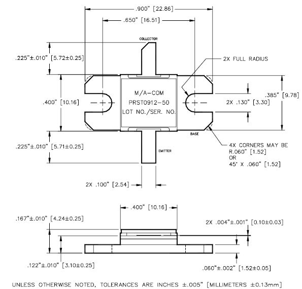 MAPRST0912-50航空電子RF功率晶體管  MACOM現貨