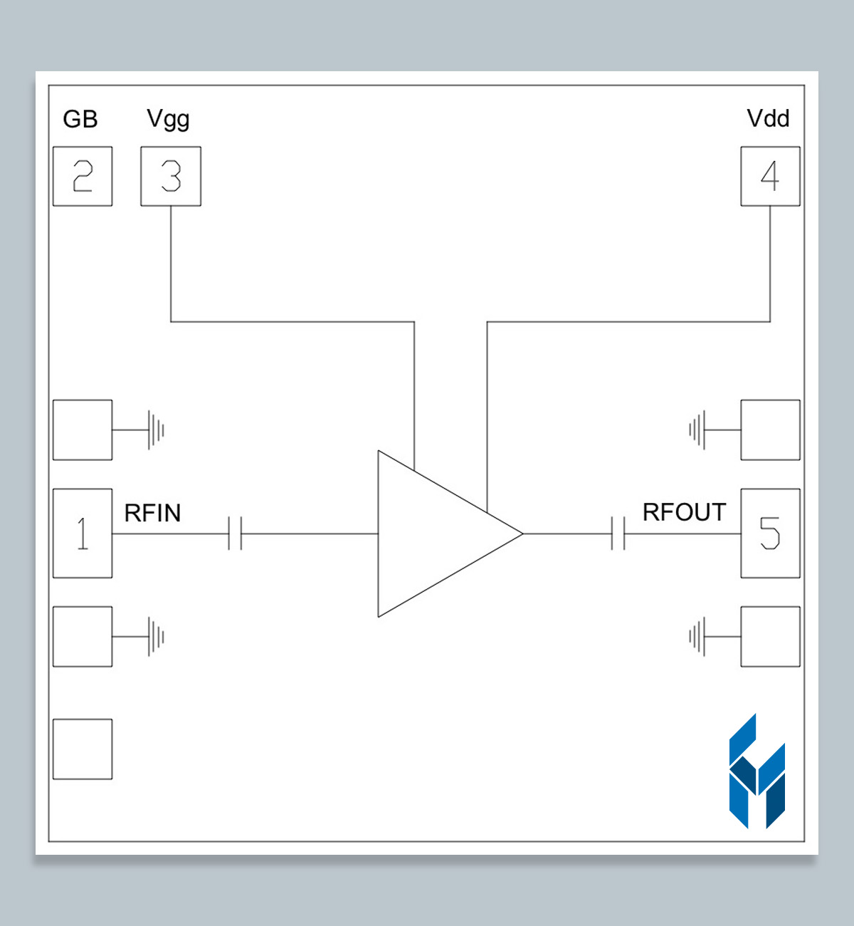 CMD283超低噪聲C波段低噪聲放大器芯片2-6GHz