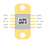 ?AM409533WM-XX-R GaAs MMIC功率放大器AMCOM