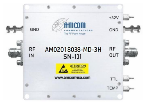 AM02018038MD-3H寬帶功率放大器模塊AMCOM